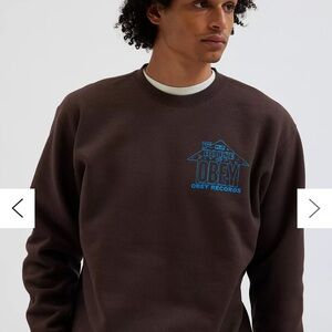 OBEY House Of Obey Records Crew Neck Sweatshirt